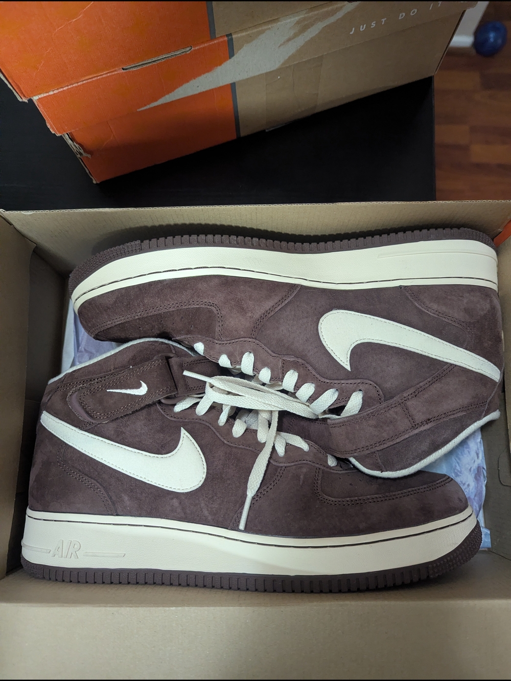 Nike Air Force 1 Mid '07 QS "Chocolate" Sz11.5